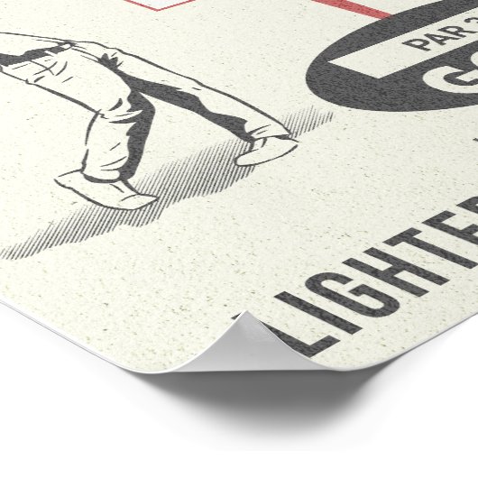 Big T-shirt Golf Course La Mirada Poster (Hoek)