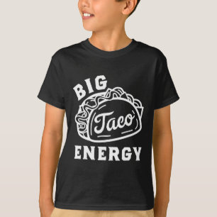 Big Taco Energy Taco Shirten voor Heren Funny Taco T-shirt