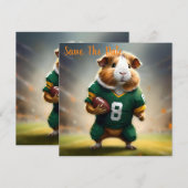 Big Talenten Varken: De Cavia Quarterback, Save The Date (Voorkant / Achterkant)