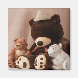 Big Teddy Bear Family Foto 3 Magneet