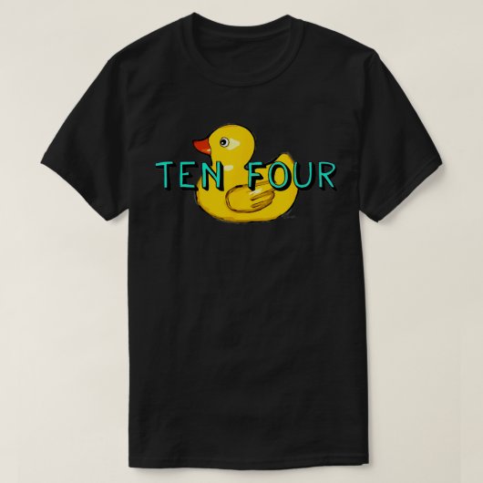 Big Ten Four Rubber Duck Convoker Trucker T-shirt (Design voorkant)
