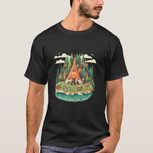 big Tent for outdoor Adventures in Summertime T-shirt (Voorkant)