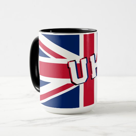 Big Text van Union Jack Mok (Voorkant links)