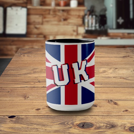 Big Text van Union Jack Mok