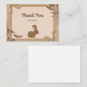 Big Thanks from a Little Bunny! Notitiekaartje (Voorkant / Achterkant)