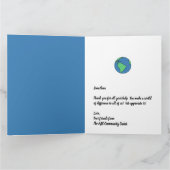 Big Thanks From All of Us - Custom Giant Thank You Kaart (Binnen)