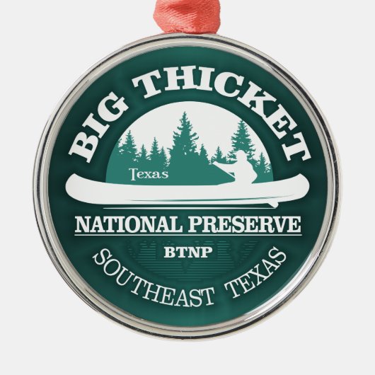 Big Thicket National Preserve Metalen Ornament (Voorkant)
