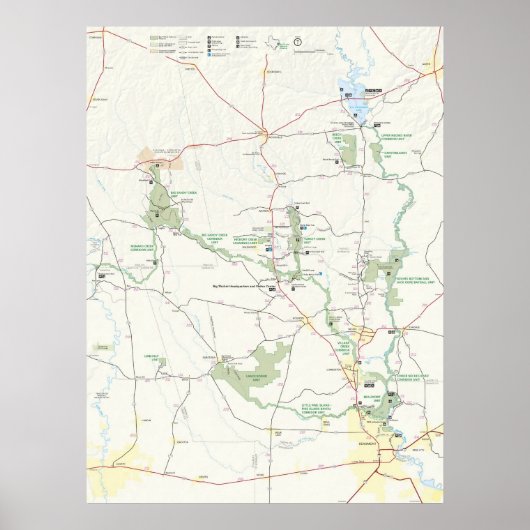 Big Thicket National Preserve Poster (Voorkant)