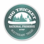Big Thicket National Preserve Sticker (Voorkant)