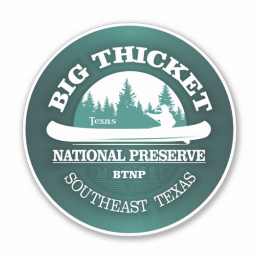 Big Thicket National Preserve Sticker (Voorkant)