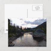 Big Thompson River op Sunrise Briefkaart (Voorkant / Achterkant)