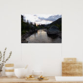 Big Thompson River op Sunrise Poster (Keuken)