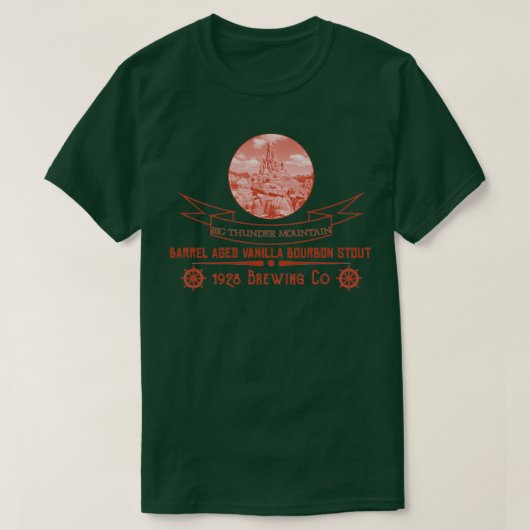 Big Thunder Mountain Railroad Stout klassique T-shirt (Design voorkant)