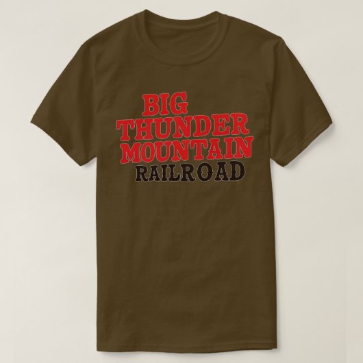Big Thunder Mountain Railroad T-shirt (Design voorkant)