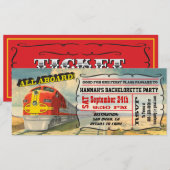 BIG  Ticket Bachelorette Kaart (Voorkant / Achterkant)