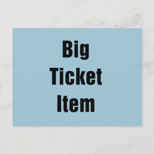 Big Ticket-object Briefkaart