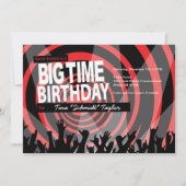 Big Time Birthday Lights Kaart (Voorkant)