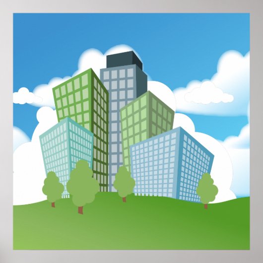 Big Time Corporation - Skyscraper Poster (Voorkant)