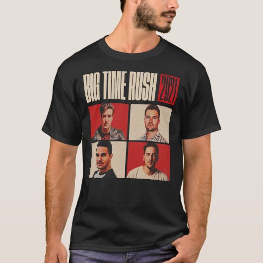 Big time Rush BTR Classic T-Shirt (Voorkant)