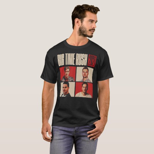 Big time Rush BTR Classic T-Shirt (Voorkant volledig)