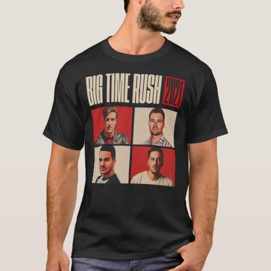 Big Time Rush BTR   T-shirt (Voorkant)
