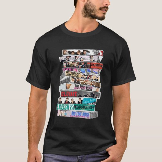 Big Time Rush Cassetterobband T-shirt (Voorkant)