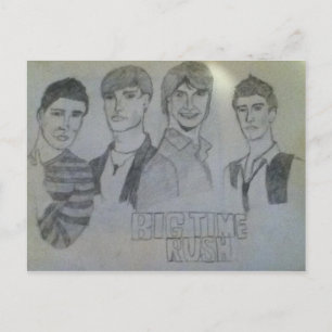 Big time Rush-postkaart Briefkaart