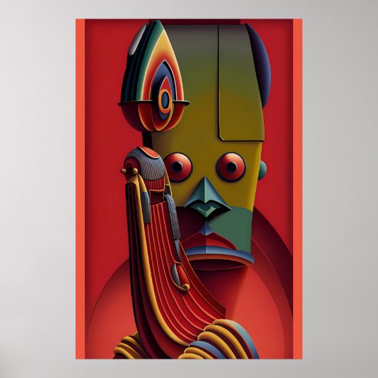 Big Tin Tan Tong II Ken Gage Art Poster (Voorkant)