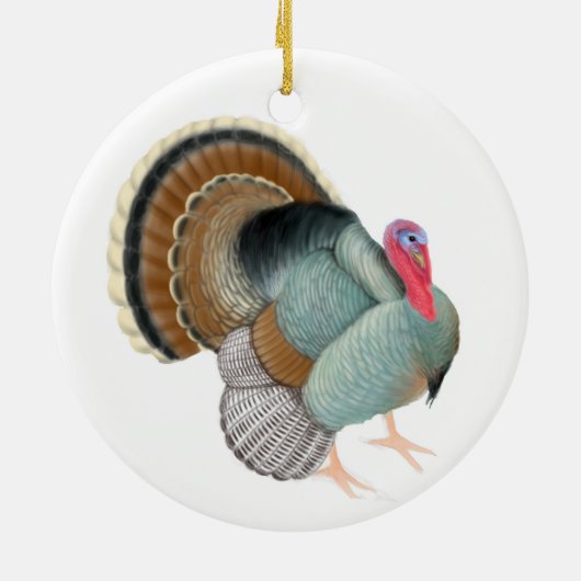 Big Tom Turkey Ornament (Achterkant)