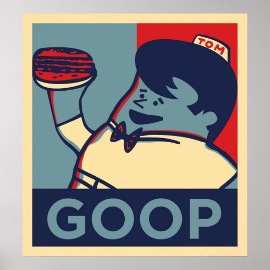 Big Tom voor President Poster (Voorkant)