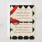  Big top carnival bruiloft uitnodiging 4 (Achterkant)