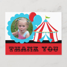 Big Top Circus Bedankt Briefkaart