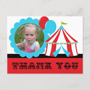 Big Top Circus Bedankt Briefkaart