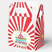 Big Top Circus Carnival 1ste verjaardag Bedankdoosjes (Geopend)