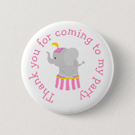 Big Top Circus Carnival 'Bedankt voor je komst' Ronde Button 5,7 Cm
