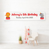 Big Top Circus Carnival Birthday in Red Spandoek (Insitu)