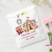 Big Top Circus Carnival Party Favor Bag Bedankzakje (Gezegeld)