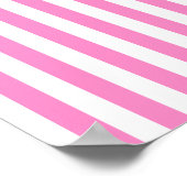 Big Top Circus Carnival Pink Birthday Poster (Hoek)