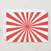 Big Top Circus Dieren Carnaval Verjaardag Foto Kaart (Achterkant)