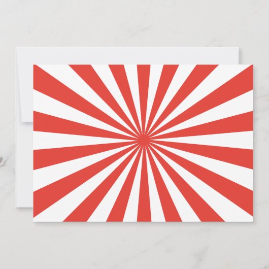 Big Top Circus Dieren Carnaval Verjaardag Foto Kaart (Achterkant)