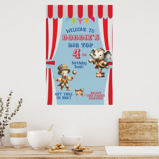 Big Top Circus Poster (Keuken)