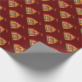 Big Top Circus Tent Cadeaupapier (Hoek)