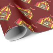 Big Top Circus Tent Cadeaupapier (Rol Hoek)