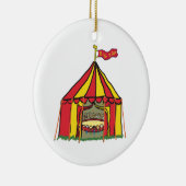 Big Top Circus Tent Keramisch Ornament (Rechts)