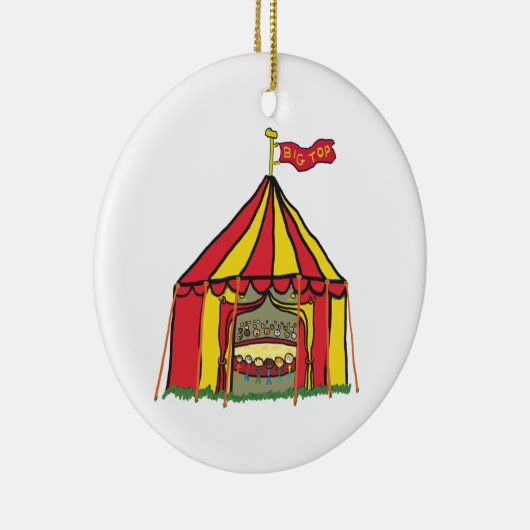 Big Top Circus Tent Keramisch Ornament (Rechts)