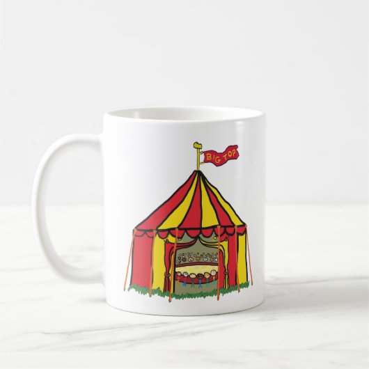 Big Top Circus Tent Koffiemok (Links)