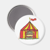 Big Top Circus Tent Magneet (Voorkant / Achterkant)