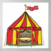 Big Top Circus Tent Poster (Voorkant)