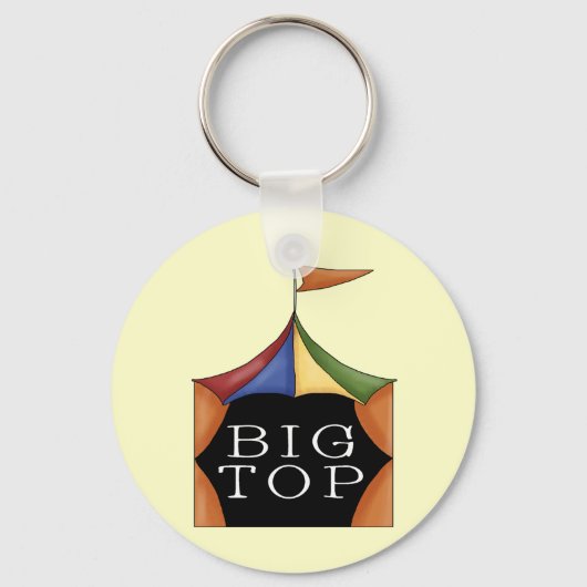 Big Top Circus Tent Sleutelhanger (Voorkant)