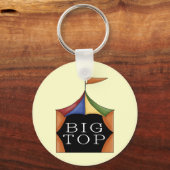 Big Top Circus Tent Sleutelhanger (Voorkant)
